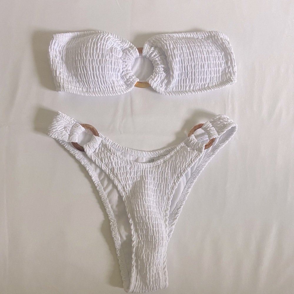 New White Shein Bikini Size Small